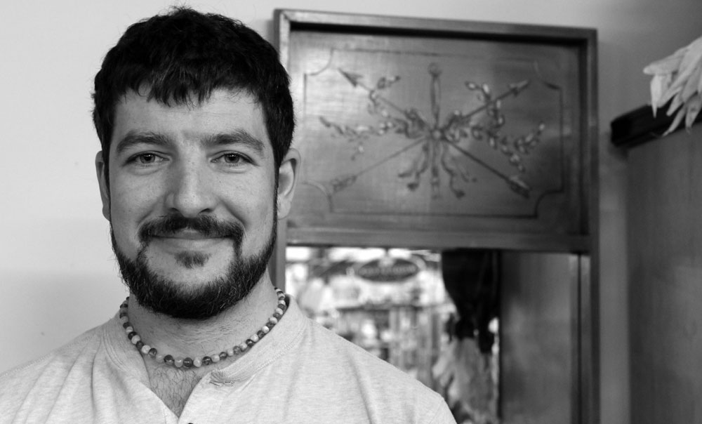 Dustin Baron owner of Amazing Green Planet. Photo by Lindsey Dobson.